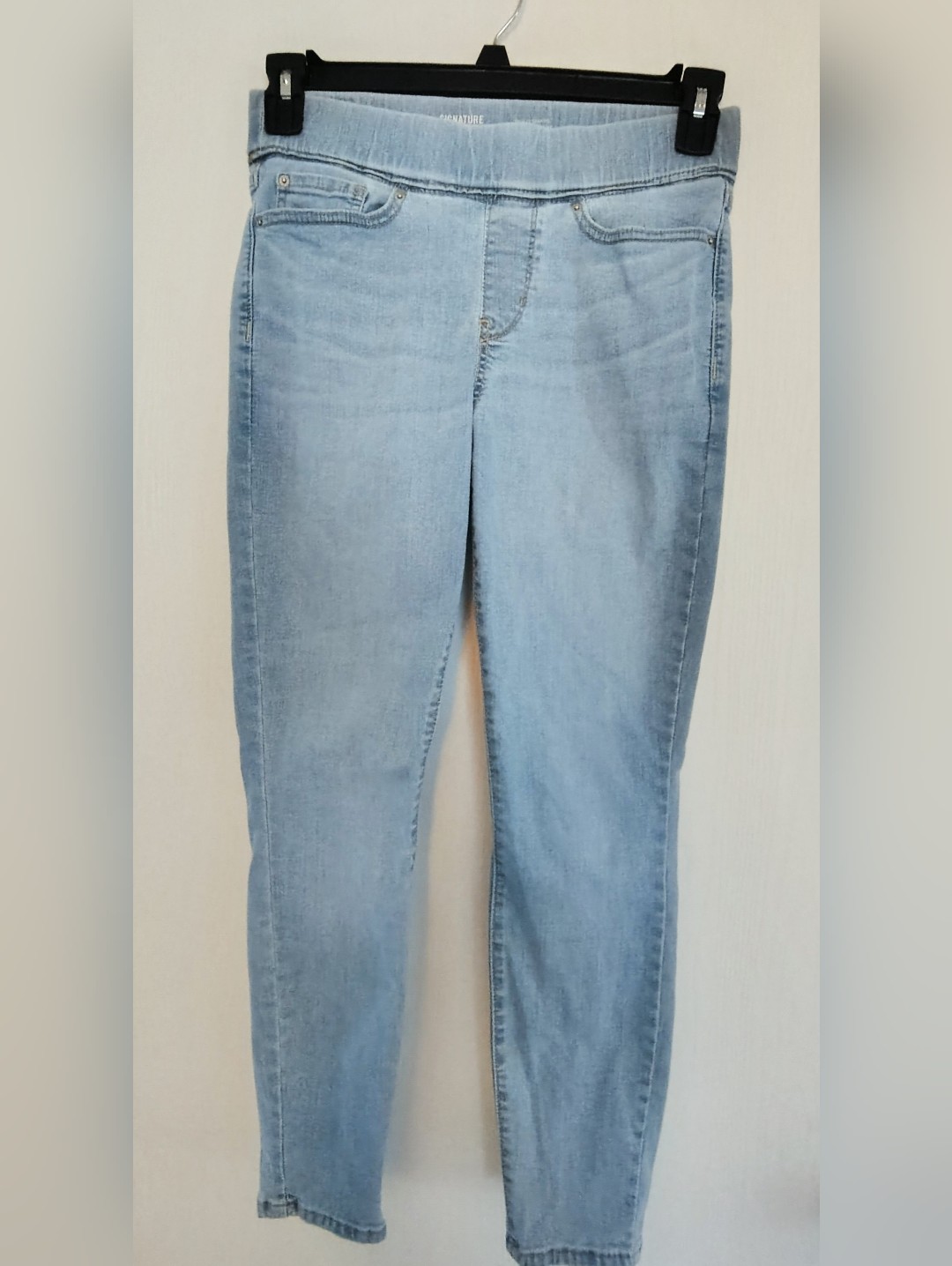 Levi's Totally Shaping Pull-On Skinny Jeans 4s W27 L28 Mid Rise Light Blue